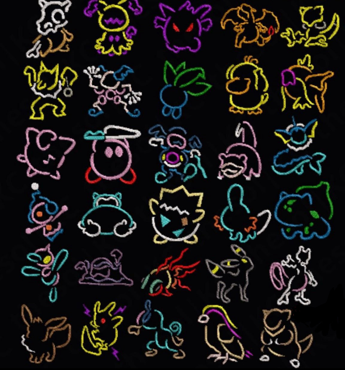 Pokemon Outline Sweatshirt