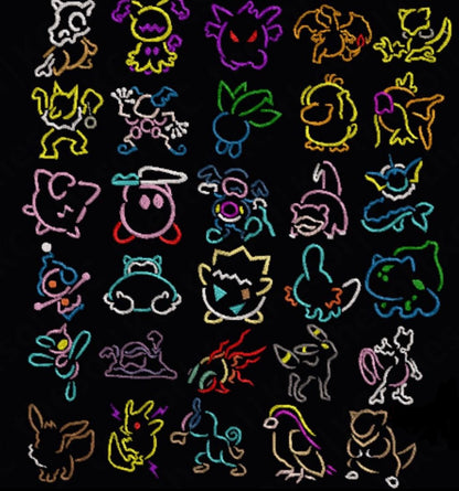 Pokemon Outline Sweatshirt