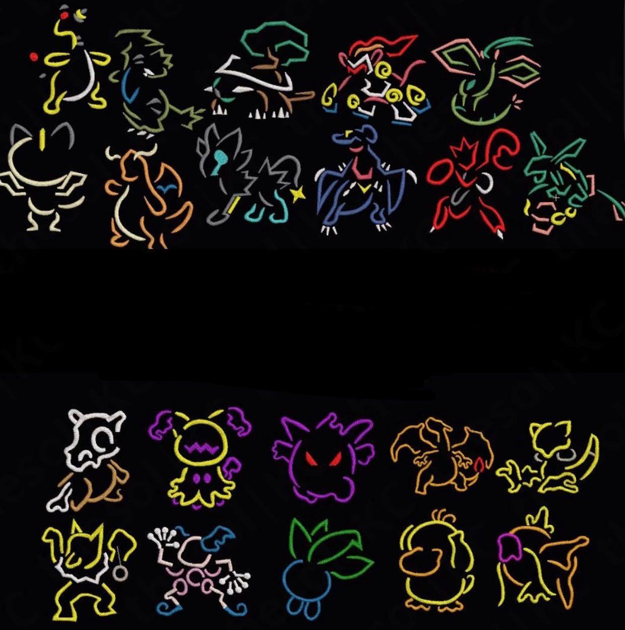 Pokemon Outline Sweatshirt