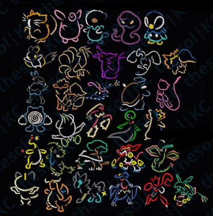 Pokemon Outline Sweatshirt