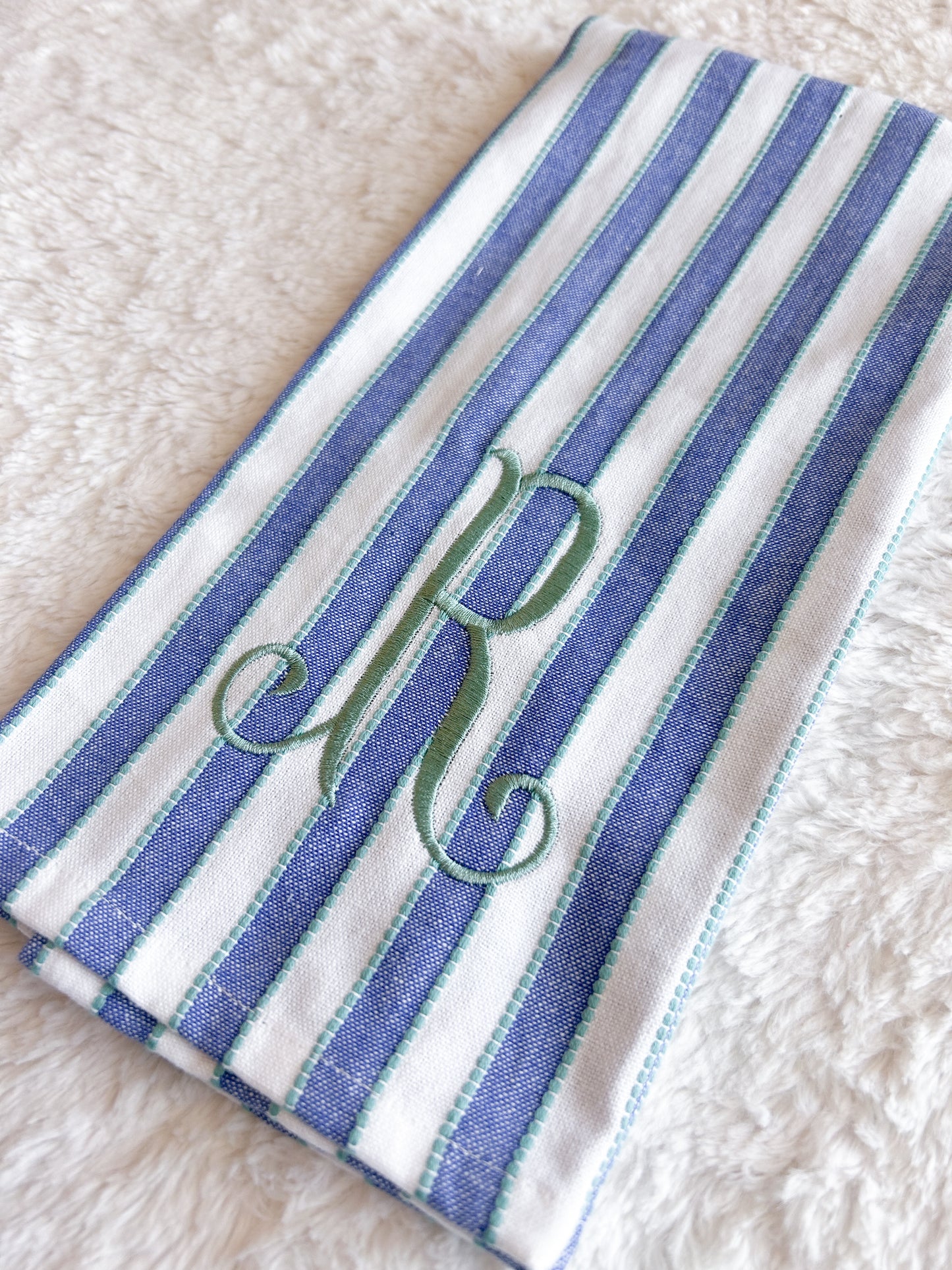 Blue Pattern Kitchen Towels