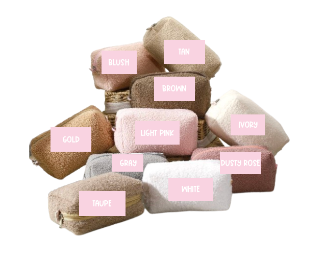 Sherpa Makeup Bags